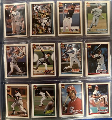 1991 Topps Borden Cracker Jack Baseball Mini Cards You Choose Series 2