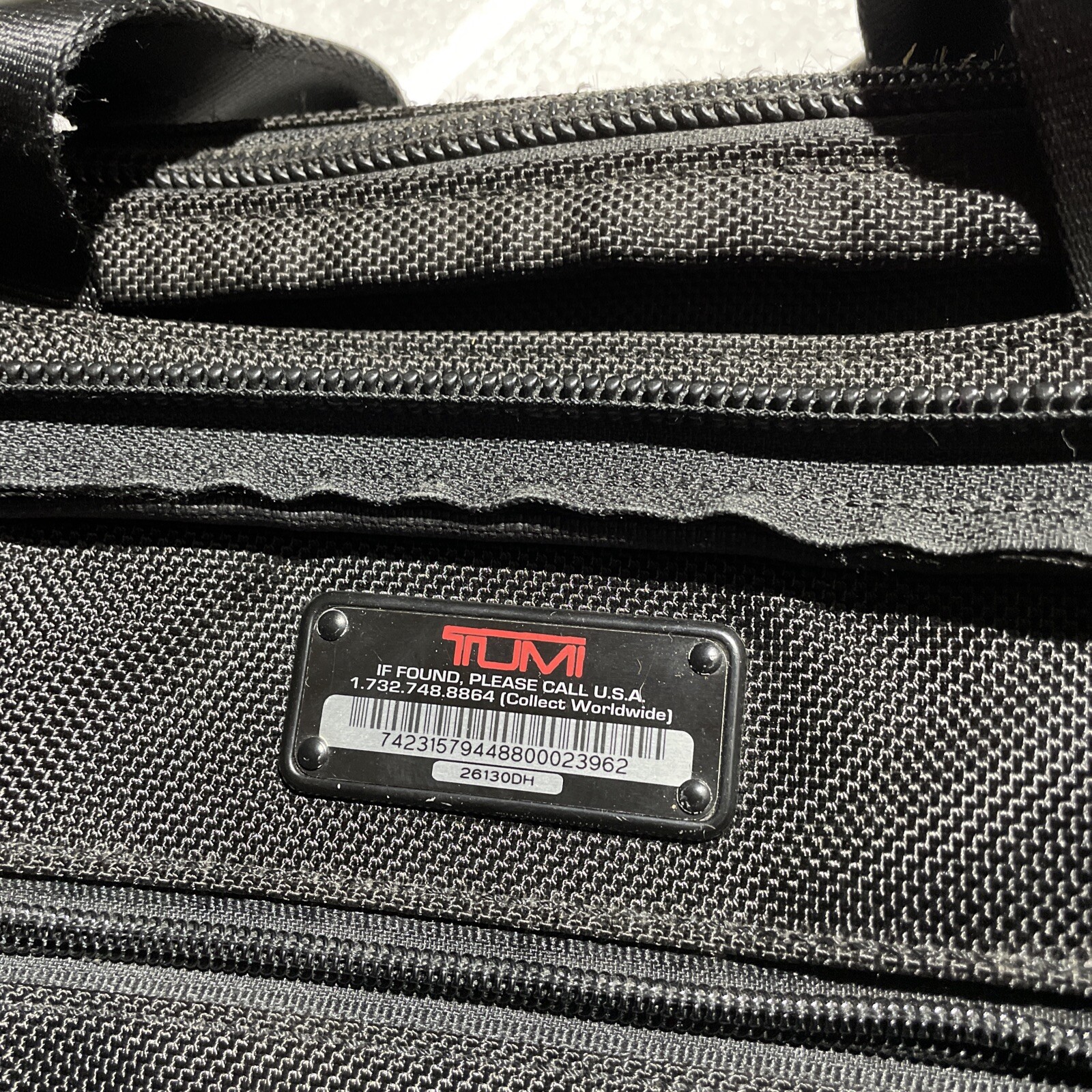 Tumi shoulder laptop bag ballistic nylon 26130DH Gem