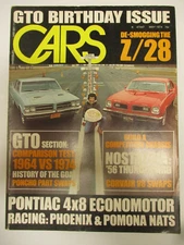 BACK ISSUE HI-PERFORMANCE CARS MAGAZINE MAY 1974, GTO BIRTHDAY ISSUE, PAMONA