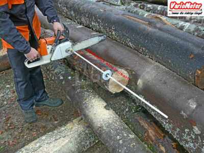 VarioMeter Ablänghilfe für Motorsäge von 10cm bis 105 cm