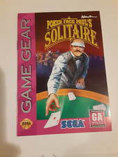 Sega Game Gear Manual Booklet Poker Face Paul's Solitaire