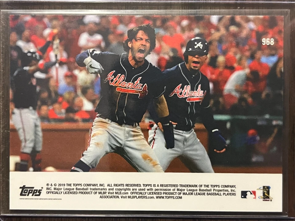 2019 Topps Now #968 Dansby Swanson Atlanta Braves - Image 2 of 2