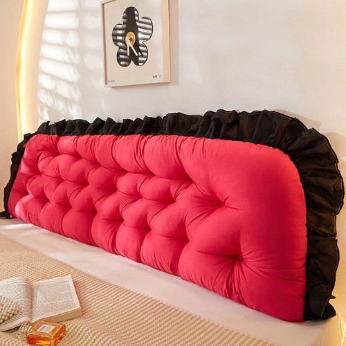 Rectangular Pillow Headboard Bedside Cushion Large Backrest Support Bolster - Picture 7 of 31
