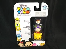 Disney Tsum Tsum Figure 3-Pack: Series 2 Grumpy 207 Buzz Lightyear 238 Pooh 148