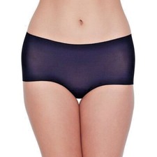 HANKY PANKY 6J1281B BREATHE GODIVA BOYSHORT NAVY L NWT 25