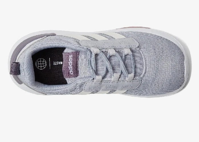 Новый adidas Racer TR21 ребенка ясельного возраста девочки спортивные туфли, размер: 7 T, серый - Изображение 2 из 4