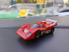 Aurora AFX HO Slot Car Porsche 917 Red/Silver Can Am Vintage