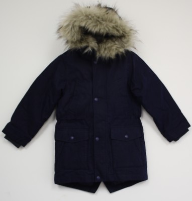J Crew Crewcuts Boys Jacket Parks Fishtail navy Down Feather Fill