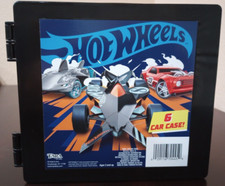 2023 HOT WHEELS 6 CAR STORAGE CASE BLACK NEW 