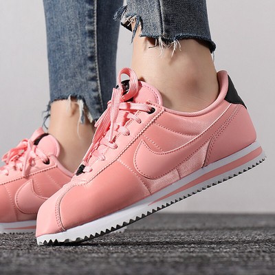 peach nike cortez