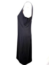 Liz Claiborne Woman's Medium Black Strappy Side Zip Evening Club Dress