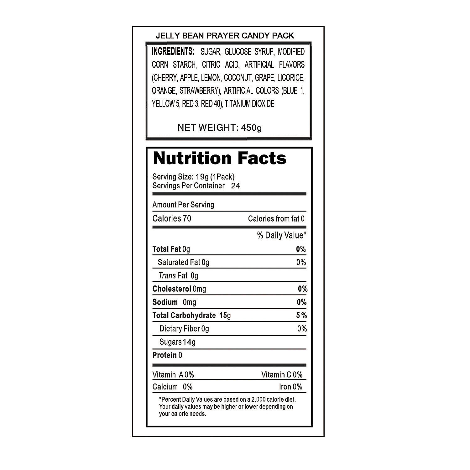 Jelly Bean Prayer Candy Packs, Easter, Sunday School, 17 Pieces eBay