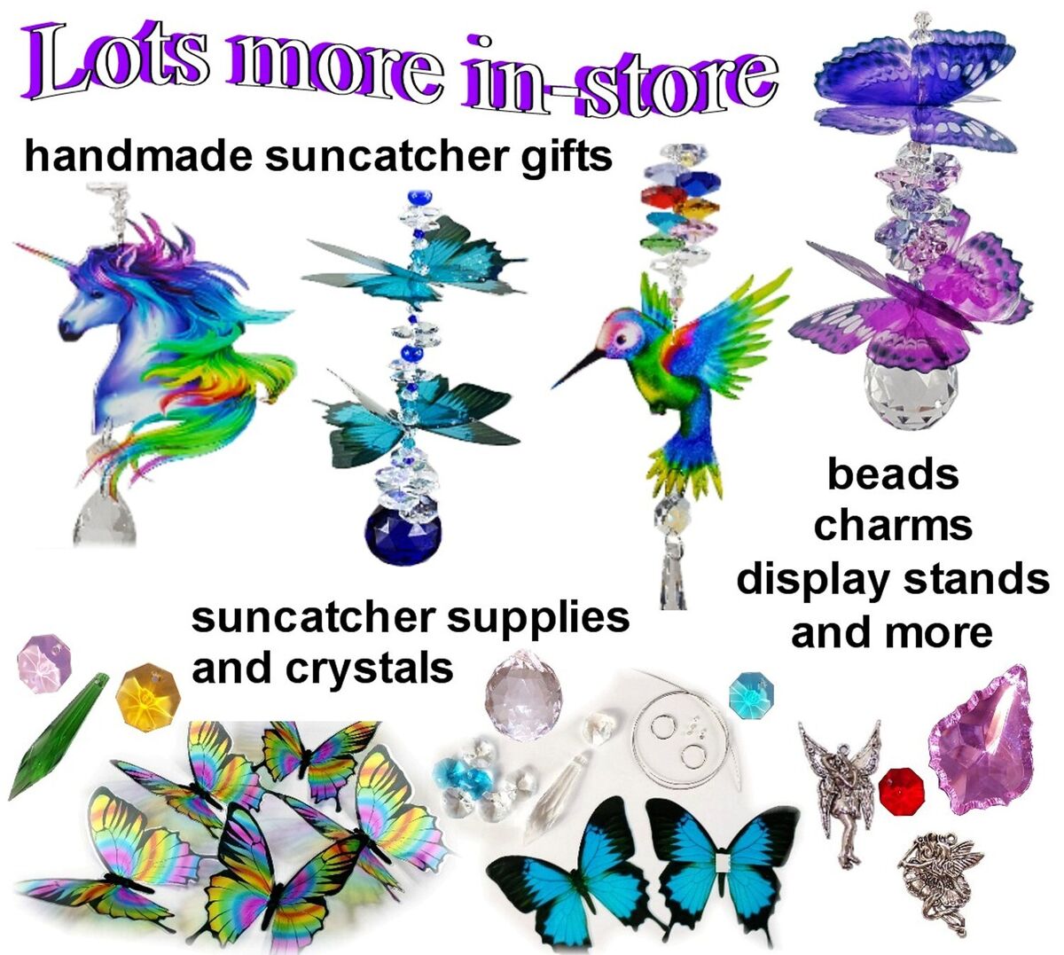 Crystal Suncatcher kit makes 3 angel suncatchers kids diy bead craft kits
