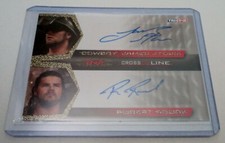 2008 TNA tristar Cross The Line 'Cowboy' James Etorm Robert Roode Auto Card 