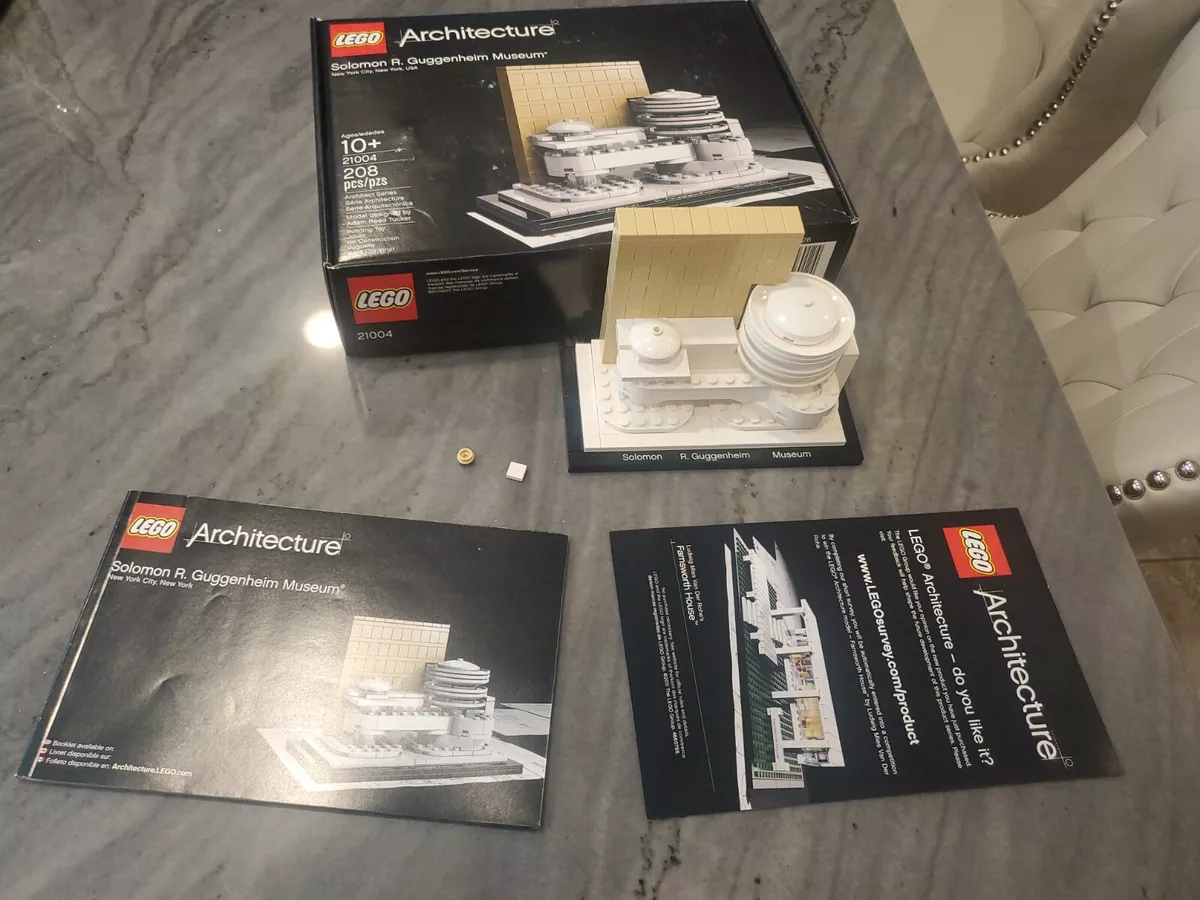 Lego Architecture 21004 Solomon R. Guggenheim Museum Complete w Box  Instructions