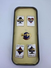Hard Rock Hotel LAS VEGAS 4 Ace Cards, 5 Pin Set