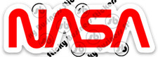 Nasa Sticker Worm Logo Vinyl Orion Apollo STS Gemini bottle laptop Kennedy