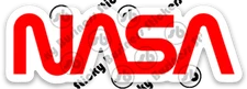 Nasa Sticker Worm Logo Vinyl Orion Apollo STS Gemini bottle laptop Kennedy