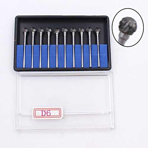 10pcs Dental Tungsten Steel Carbide Burs 2.35mm Bur Drill Polishing Cutter US - Picture 15 of 18