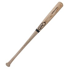 Rawlings Adirondack Ash Wood Bat 34" - Pro-Grade Performance, Natural Finish