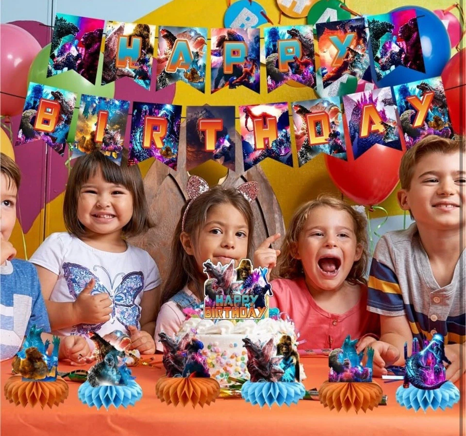 PPGOYD 8Pcs Monster Honeycomb Table Centerpiece, Monster Birthday Party  - Image 2 of 4