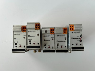5 X MOORE INDUSTRIES STROMDRUCKMESSUMFORMER IPT/4-20MA/3-15PSIG/20PSI/FA