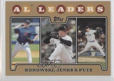 2008 Topps League Leaders Gold Border /2008 Bobby Jenks JJ Putz Joe Borowski 0j0