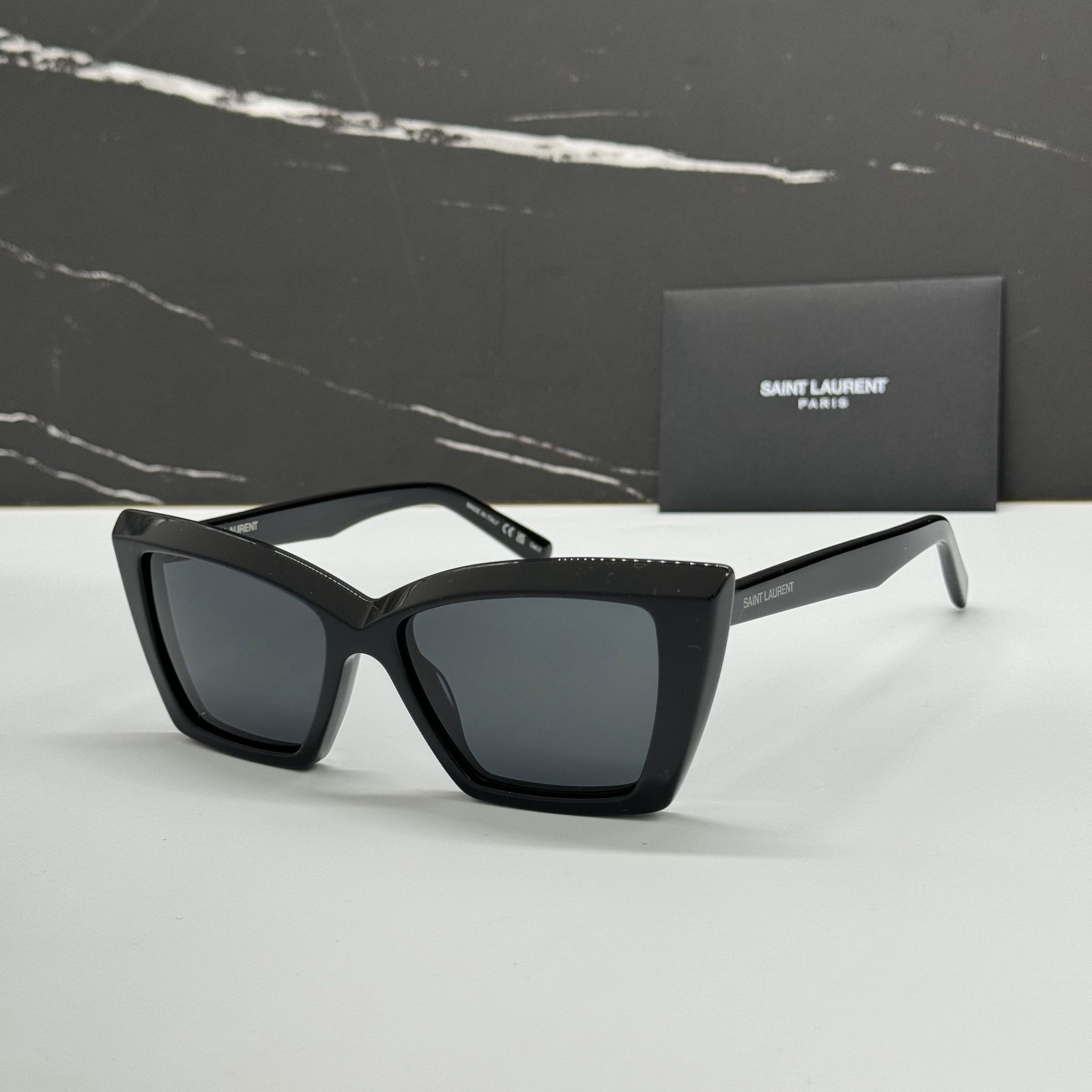 NUOVI OCCHIALI DA SOLE SL 657 001 SAINT LAURENT NERI SL657 001 DONNA SAINT LAURENT