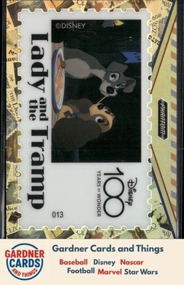 2023 Kakawow Phantom Disney 100 Years Of Wonder Lady and the Tramp World Stamp