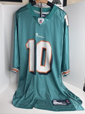 Vintage 2000s NFL Miami Dolphins Chad #10 Pennington Reebok Jersey Size XL