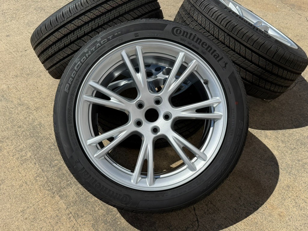 4x 19” 2023 Tesla Model Y Gemini STYLE Wheels Continental 255/45