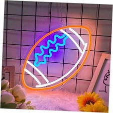 Football Neon Sign for Wall Decor, Football LED Signs for Teens, Man Football 1