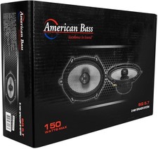 American Bass SQ 5.7" Full Range Speakers, 150, Pair