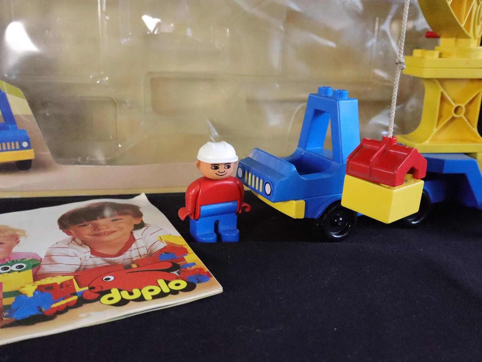 Completamente! duplo lego vintage 2638 camion, camion gru, incluso originale foto 2
