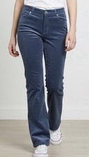 NWT Janie and Jack Girls Navy Blue Velour Casual Dress Pants - Size 18