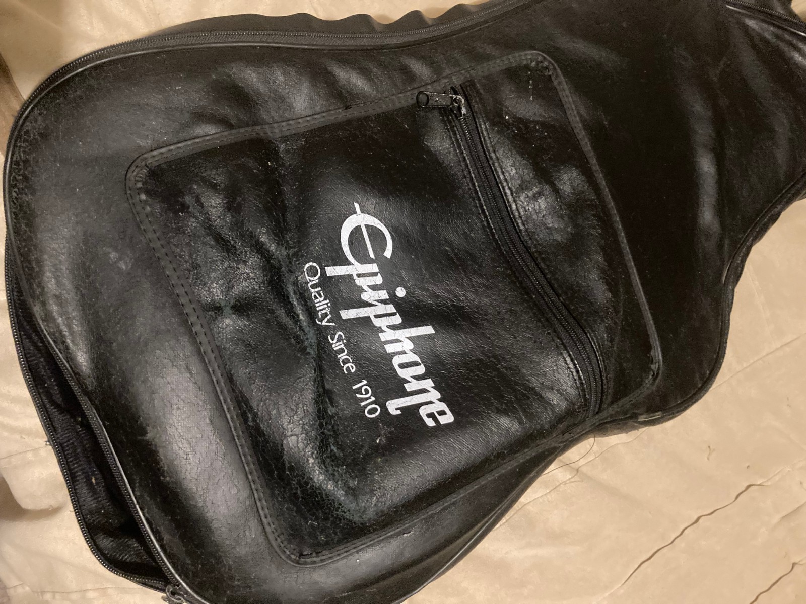 Vintage Epiphone Electric Bass Guitar with Original Case