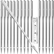 90 Pcs Sewing Machine Needles Universal Sizes 90/14 100/16 110/18 Heavy Duty