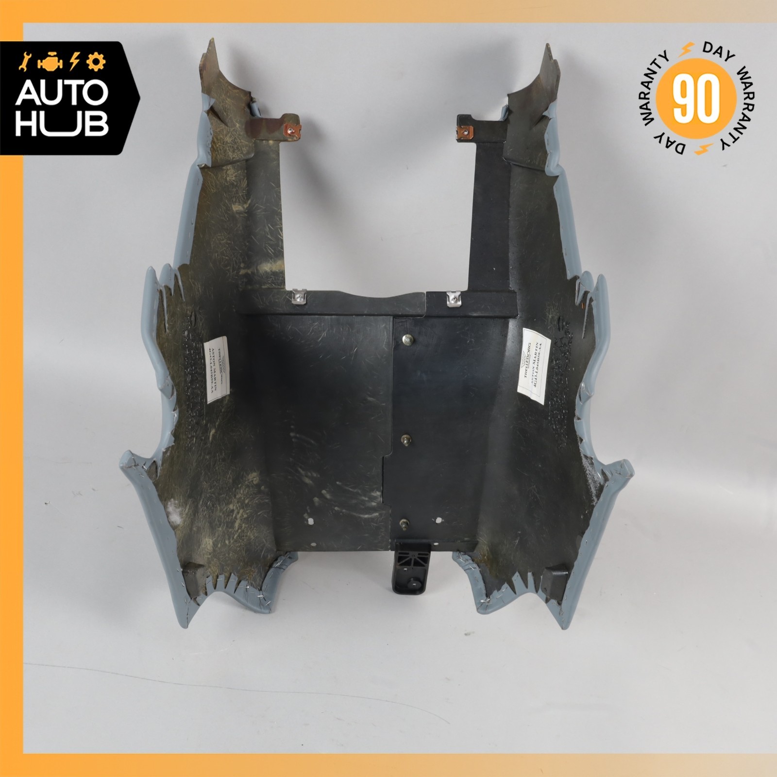 05-12 Aston Martin DB9 Volante Rear Center Console Panel Cover Blue OEM 34k