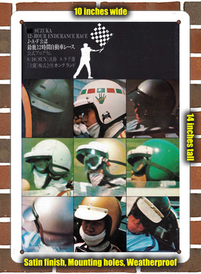Metal Sign - 1969 Suzuka Circuit Racing Program - 10x14 inches