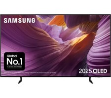 Samsung 77 inch Smart AI TV QE77S85F 2025 OLED HDR 4K Ultra HD Dolby Atmos Black