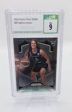 2020 Panini Prizm Sabrina Ionescu RC Rookie #89 CSG 9 WNBA | Team USA | Liberty