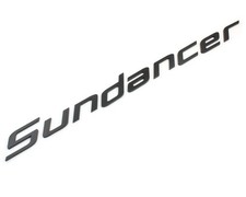 1PC Matte Black SUNDANCER LETTERS EMBLEM BADGE FOR SEA RAY BOAT 24.25