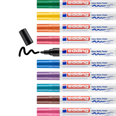 Original Edding 750 Glanzlack-Marker | alle 14 Farben | Auswahl möglich