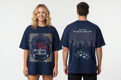 The Night the Laughter Dies Late Night Comedy Farewell 2026 Graphic T-Shirt Gift