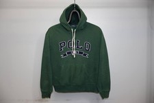 Polo Ralph Lauren Sweatshirt Hoodie Mens L Green POLO 1967 Pullover