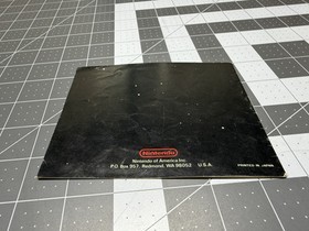 Mach Rider Nintendo Entertainment System NES *Only* Instruction Booklet Manual