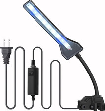 LED Aquarium Light, 2.9W Clip on Aquarium Light Suitable for Uncovered Aqua
