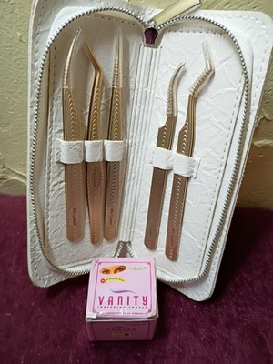 New Ms. Queen Gold Tweezer Set For Eyes