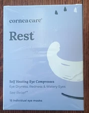Rest Heating Eye Masks, Dry Eye Relief, 15ct