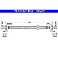 ATE 24.5230-0143.3 Bremsschlauch Hinterachse FüR Vag